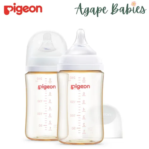 Pigeon Softouch Bpp Nursing Bottle Ppsu Twin Pack Logo - 240ml