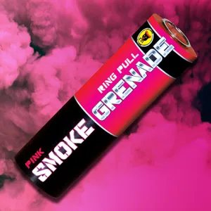 Pink Smoke Bomb