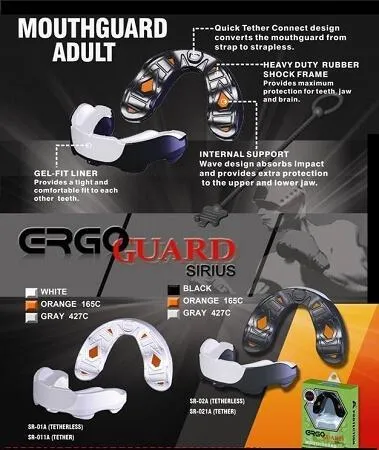 PREMIUM MOUTH GUARD SIRIUS 3 LAYER GEL MOUTH PROTECTOR