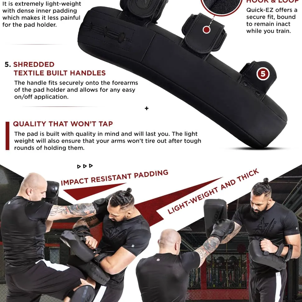 RDX T15 MATTE BLACK/NOIR THAI PADS
