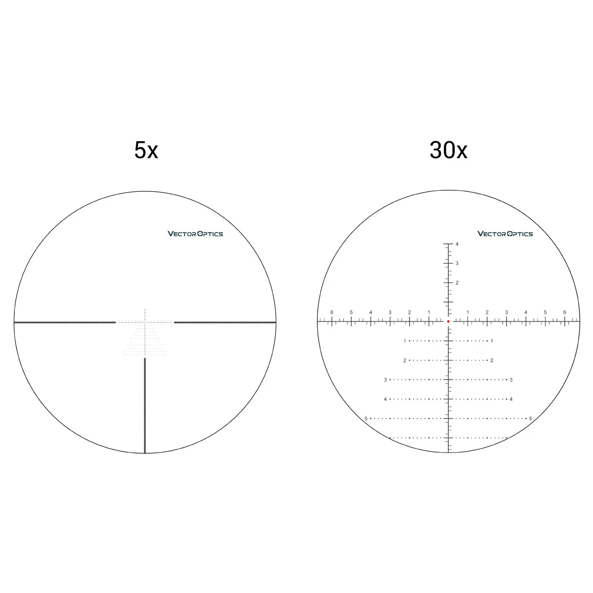 Riflescope CONTINENTAL X6 5-30x56 Tactical VCT-34FFP