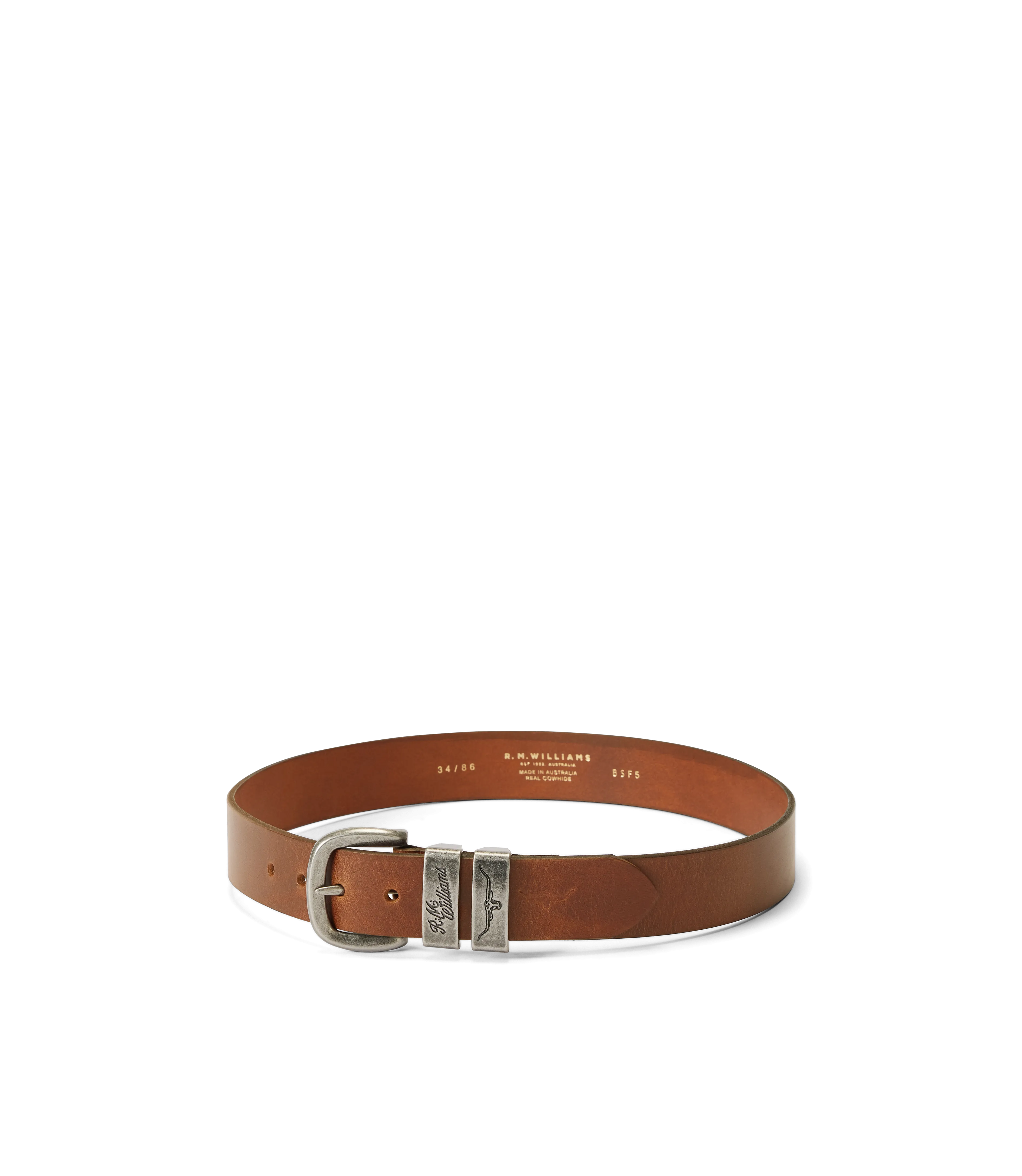 R.M. Williams Drover Belt - Caramel