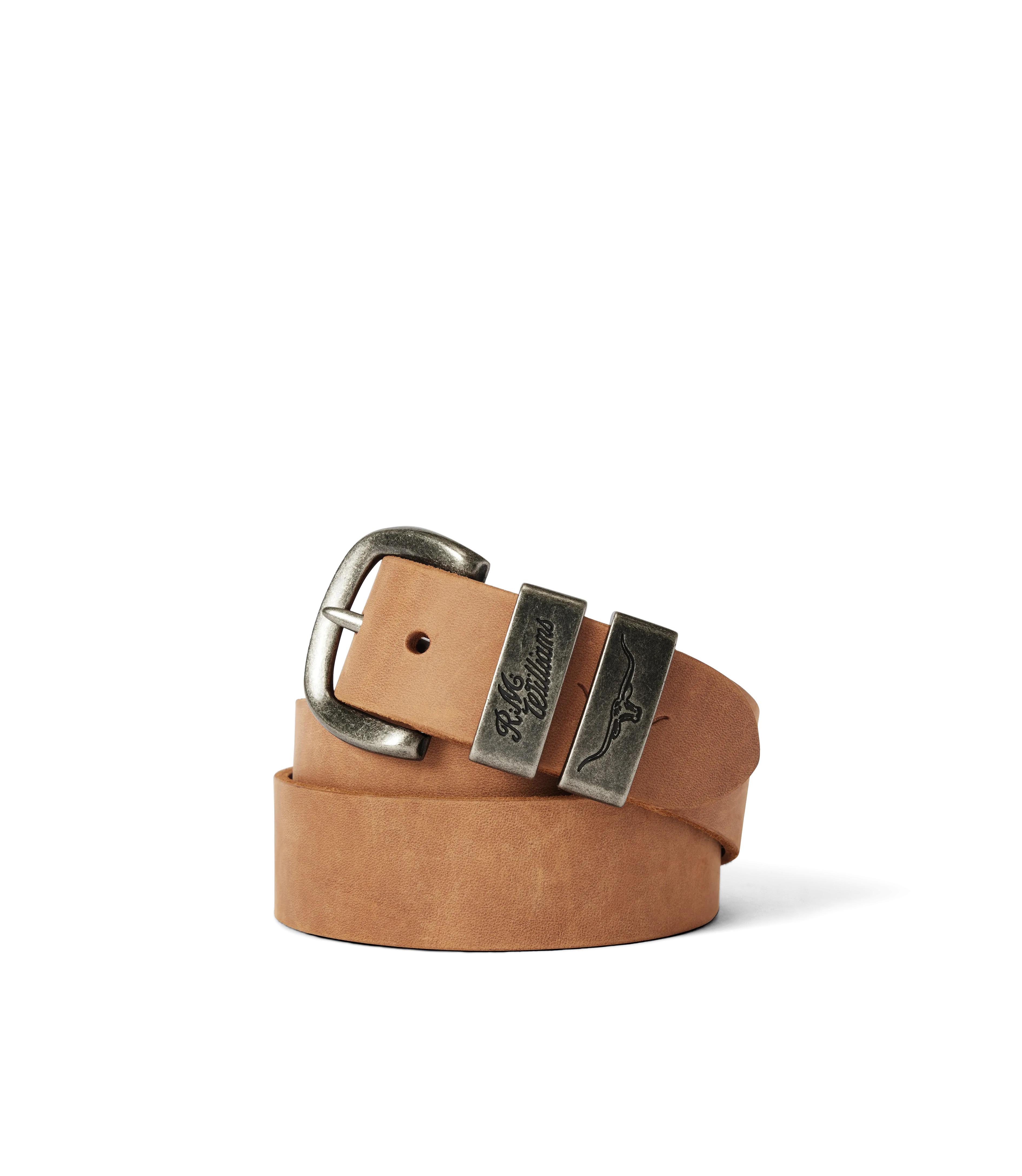 R.M. Williams Drover Belt - Vintage Brown