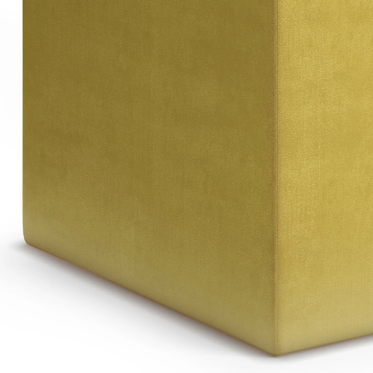Rockwood Cube Storage Ottoman in Velvet Fabric