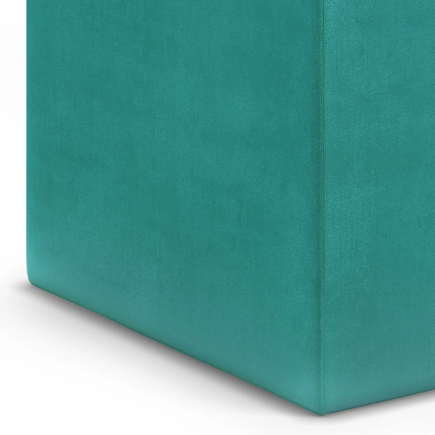 Rockwood Cube Storage Ottoman in Velvet Fabric