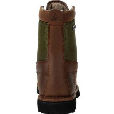 Rocky Men's Upland 8" Soft Toe WP Outdoor Boot -Brown- RKS0486