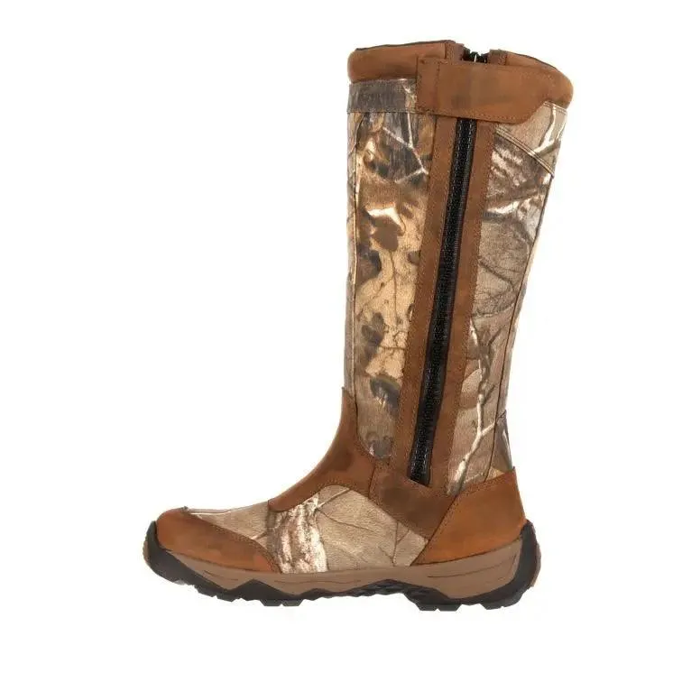 Rocky Snakeproof Waterproof Realtree Camo Side-Zip Men's Hunting Boot RKS0243