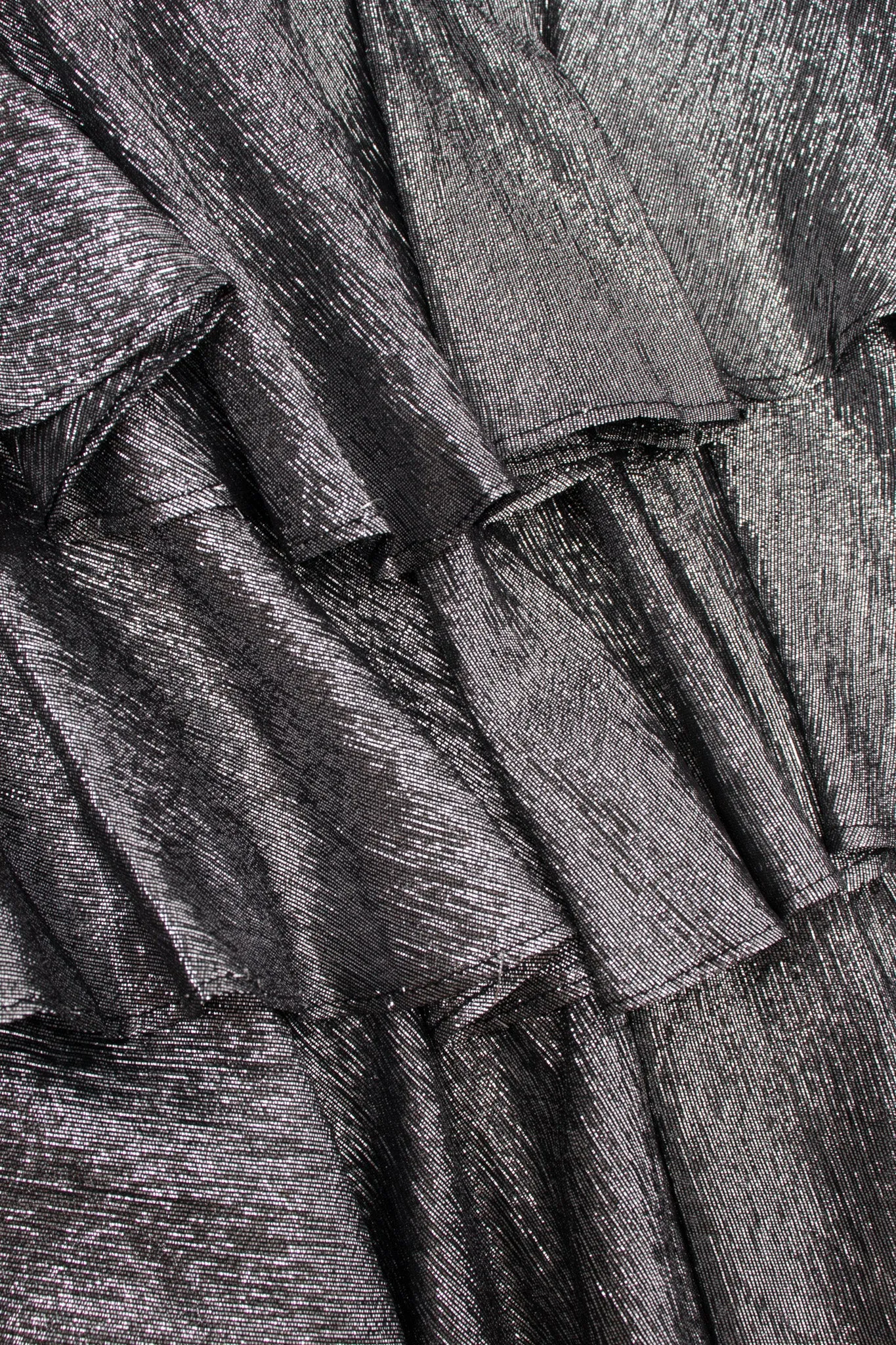 Ruched Lamé Disco Dress