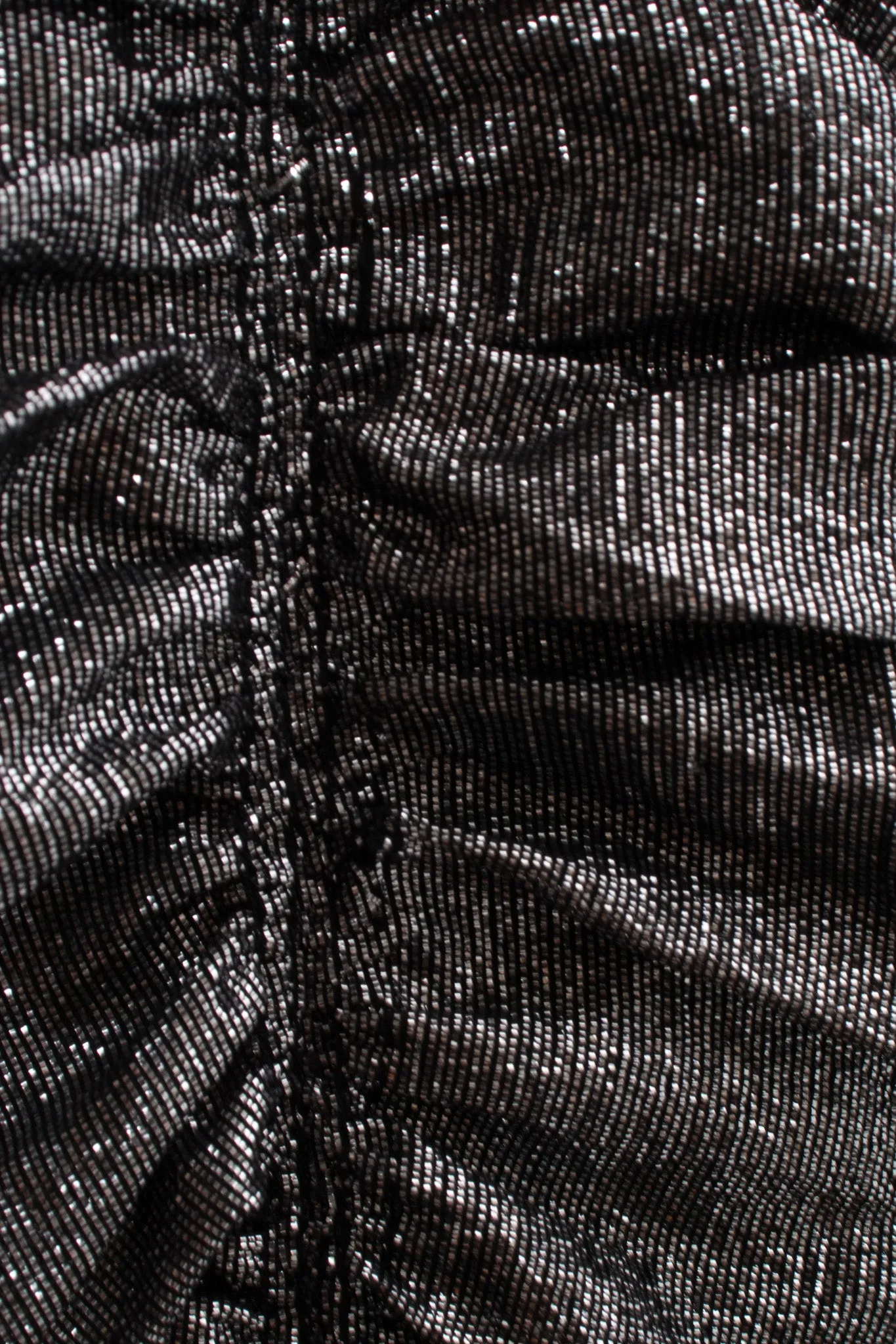 Ruched Lamé Disco Dress