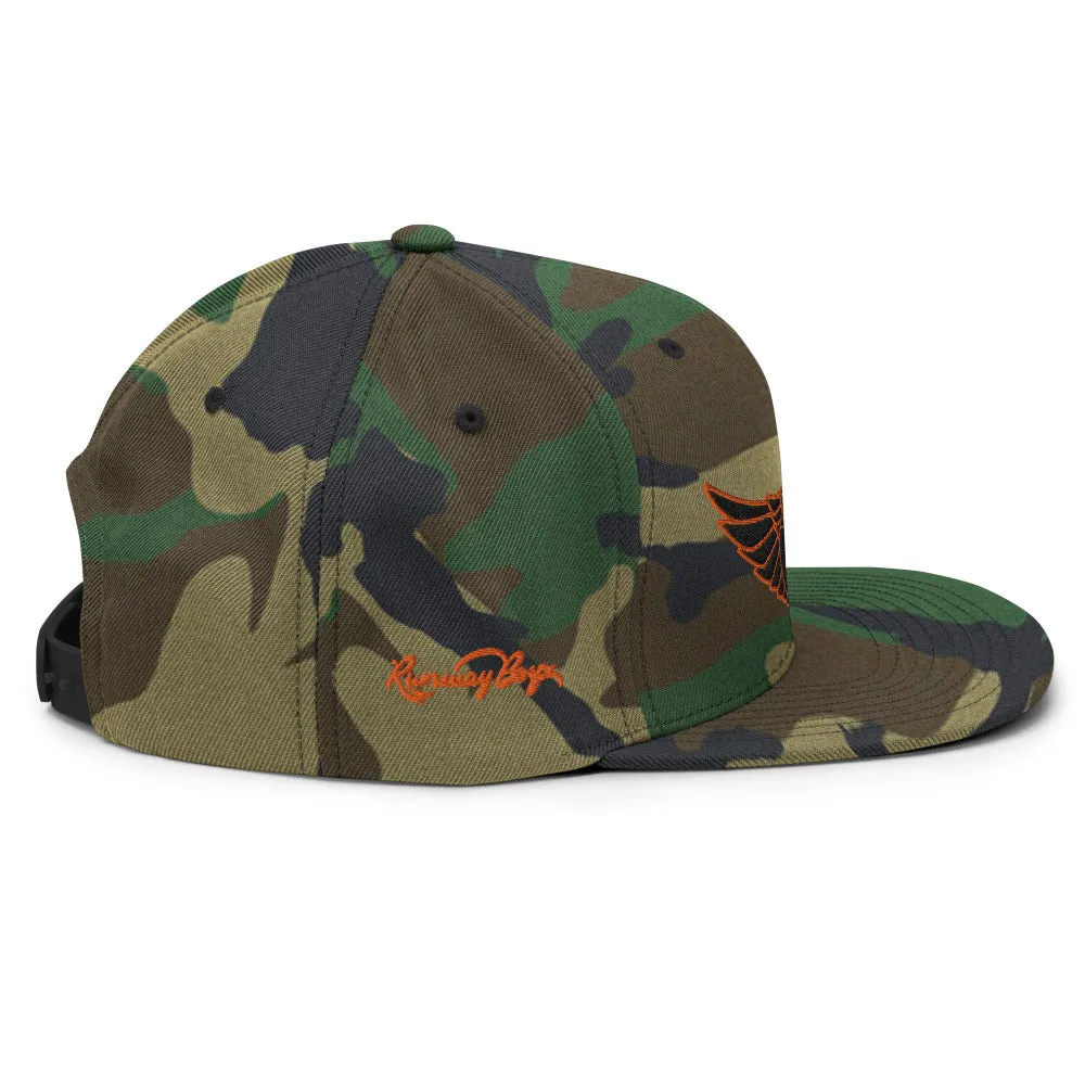 Runway Boyz Logo Camouflage SnapBack