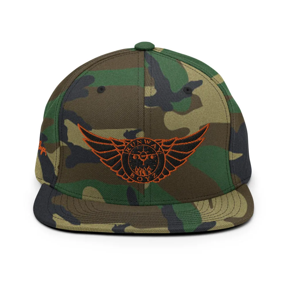 Runway Boyz Logo Camouflage SnapBack