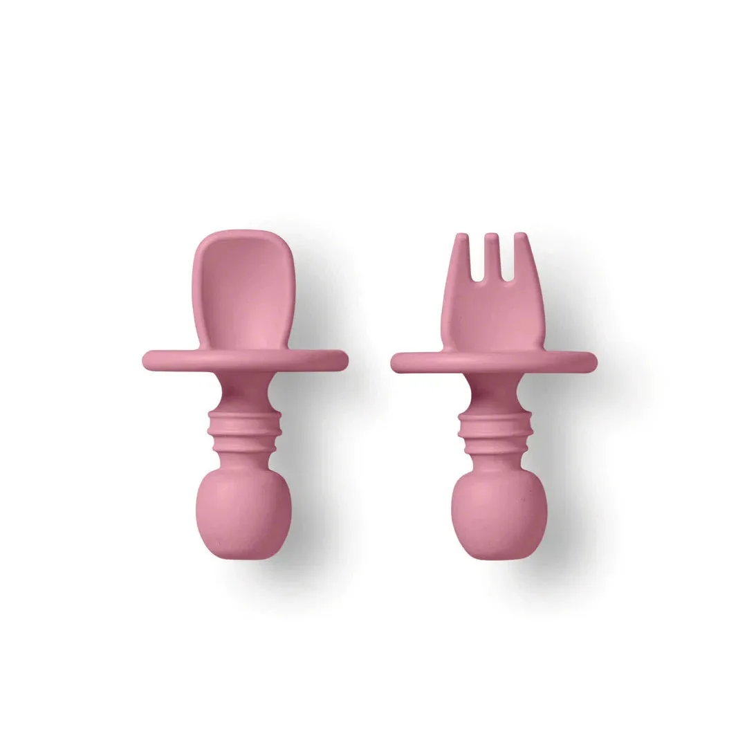 Saro Baby Anti-Chocking Training Utensil Set - Blossom