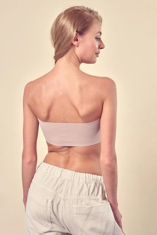 Seamless Bandeau Beige