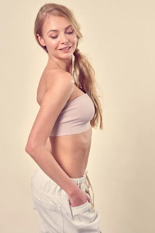 Seamless Bandeau Beige