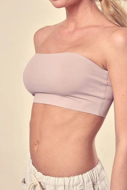 Seamless Bandeau Beige