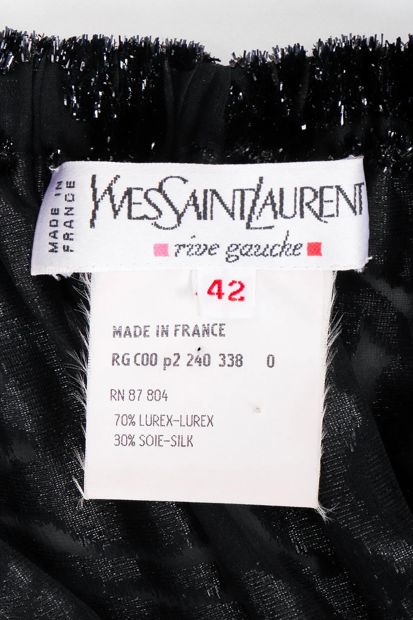 Sheer Lamé Cocktail Dress