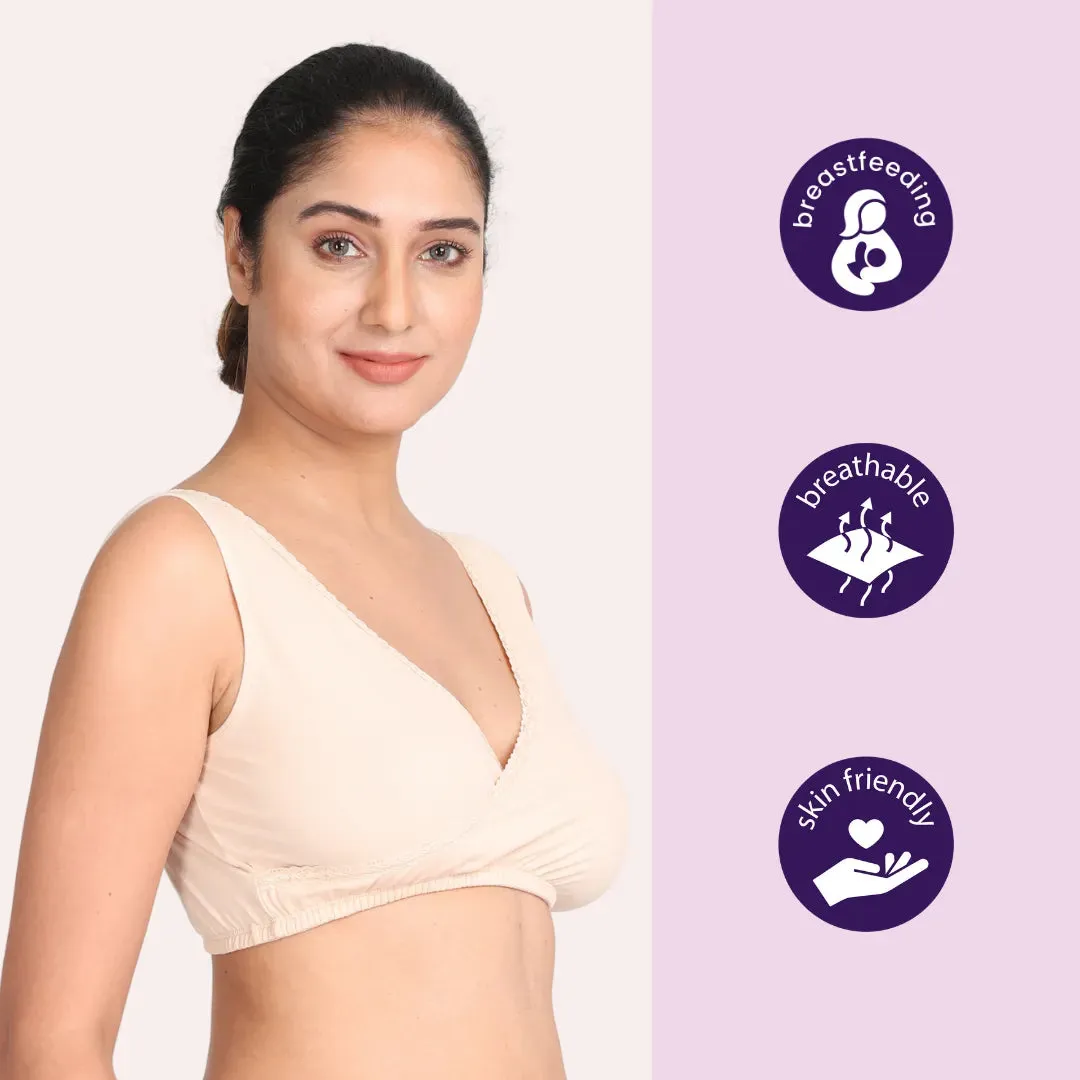 Sleep Nursing Bra | Easy Access For Feeding | Skin Friendly