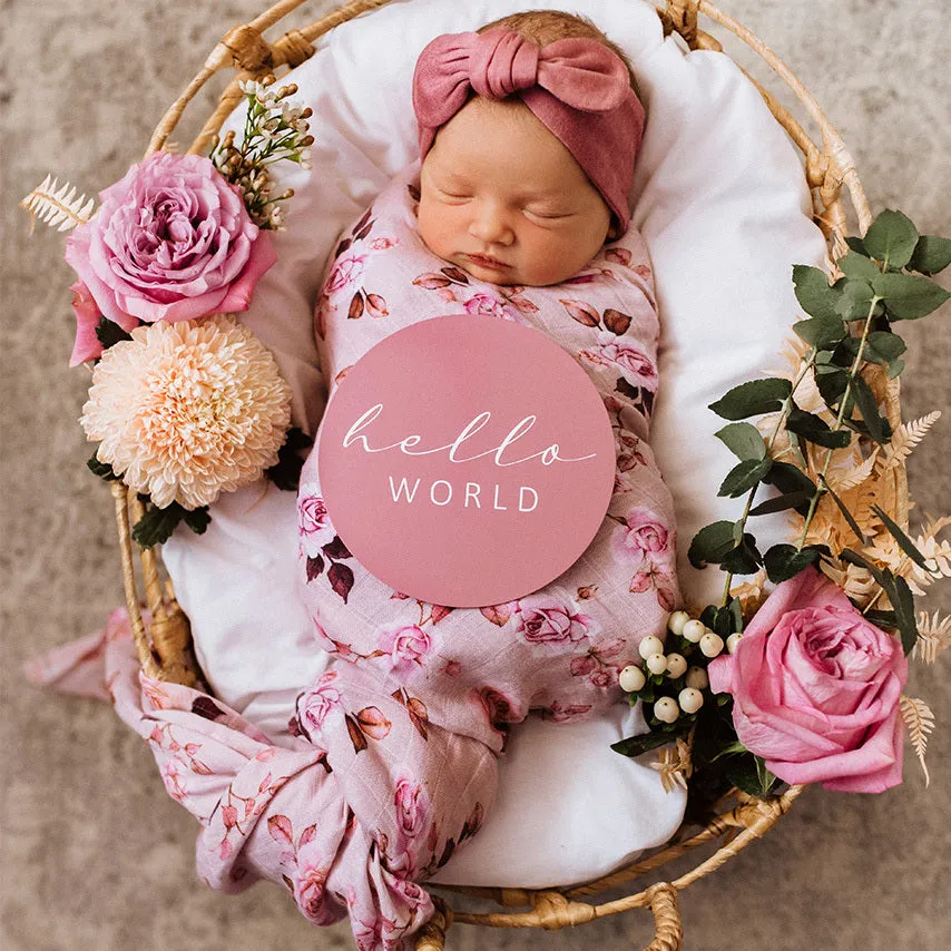 Snuggle Hunny Kids - Organic Muslin Wrap | Blossom