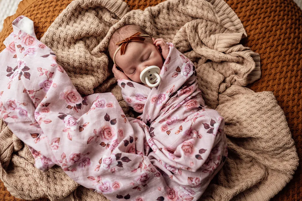 Snuggle Hunny Kids - Organic Muslin Wrap | Blossom