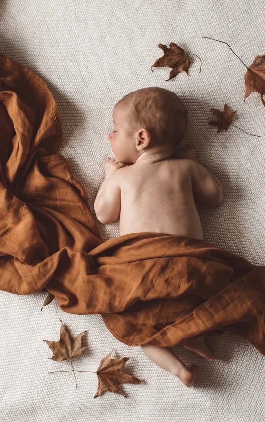 Snuggle Hunny Kids - Organic Muslin Wrap | Bronze