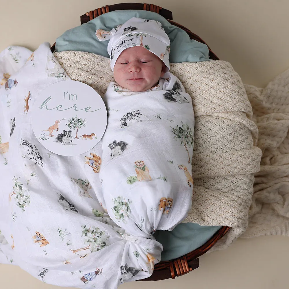 Snuggle Hunny Kids - Organic Muslin Wrap | Dog Park