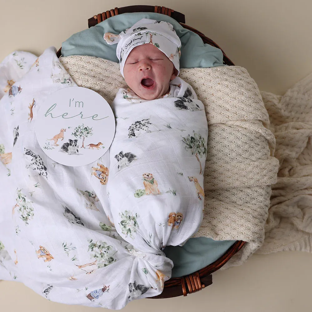 Snuggle Hunny Kids - Organic Muslin Wrap | Dog Park