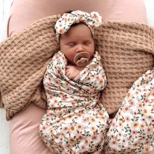 Snuggle Hunny Organic Cotton Muslin Wrap - Spring Floral