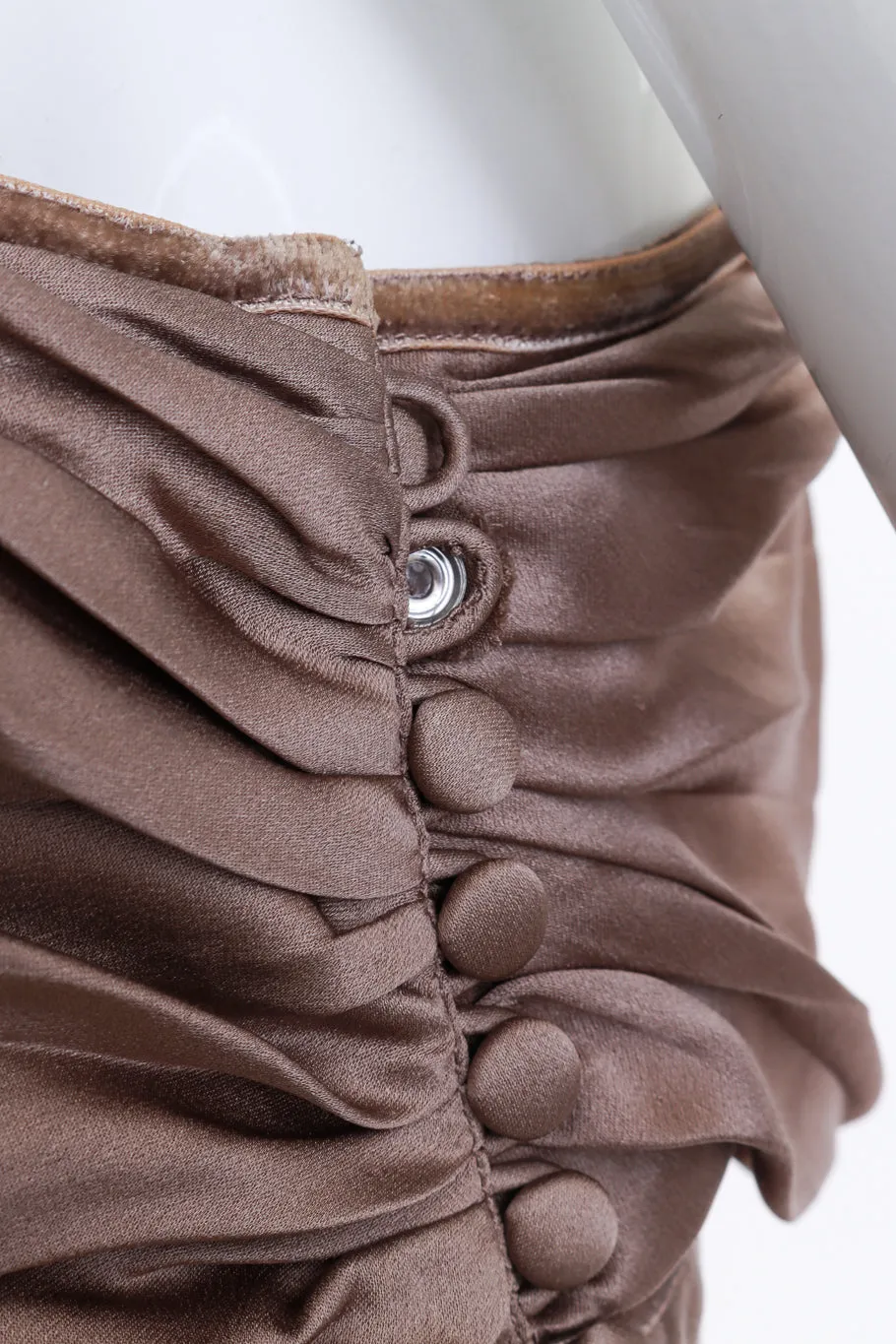 Strappy Ruched Bow Dress
