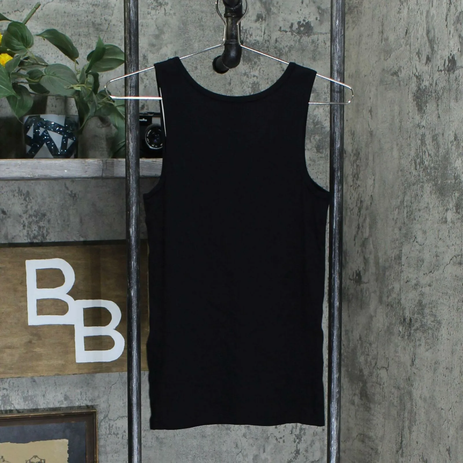 Style & Co Petite Basic All Cotton Rib Knit Tank Top