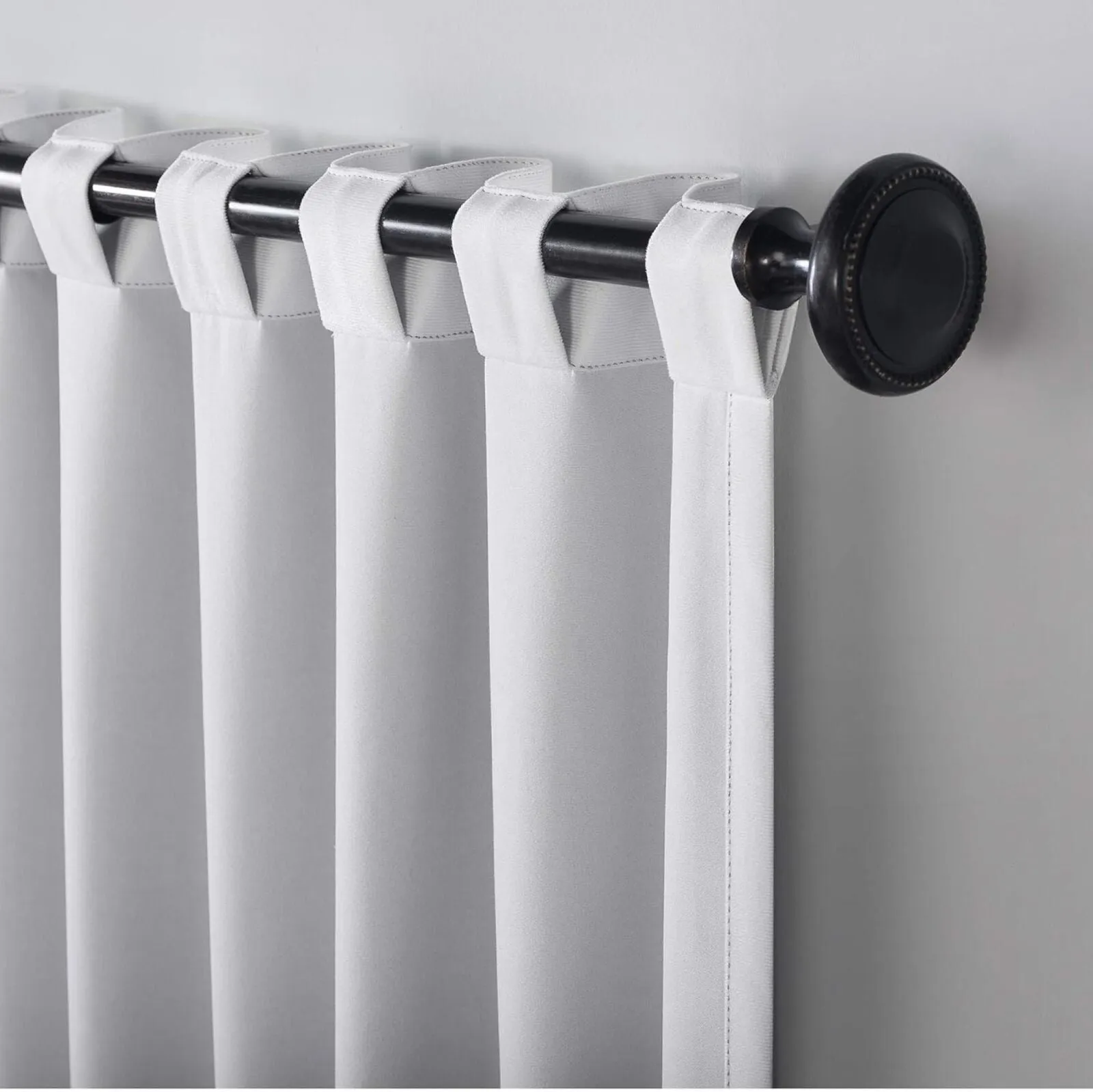 Sun Zero Amherst Velvet 50" x 96" Thermal Blackout Curtain Panel Pearl 50" x 96"
