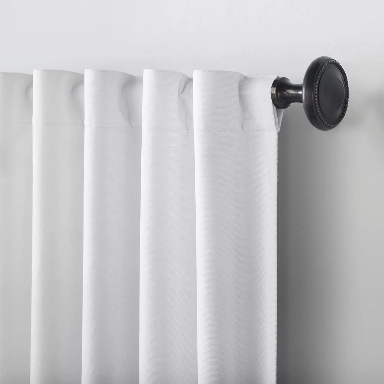 Sun Zero Amherst Velvet 50" x 96" Thermal Blackout Curtain Panel Pearl 50" x 96"