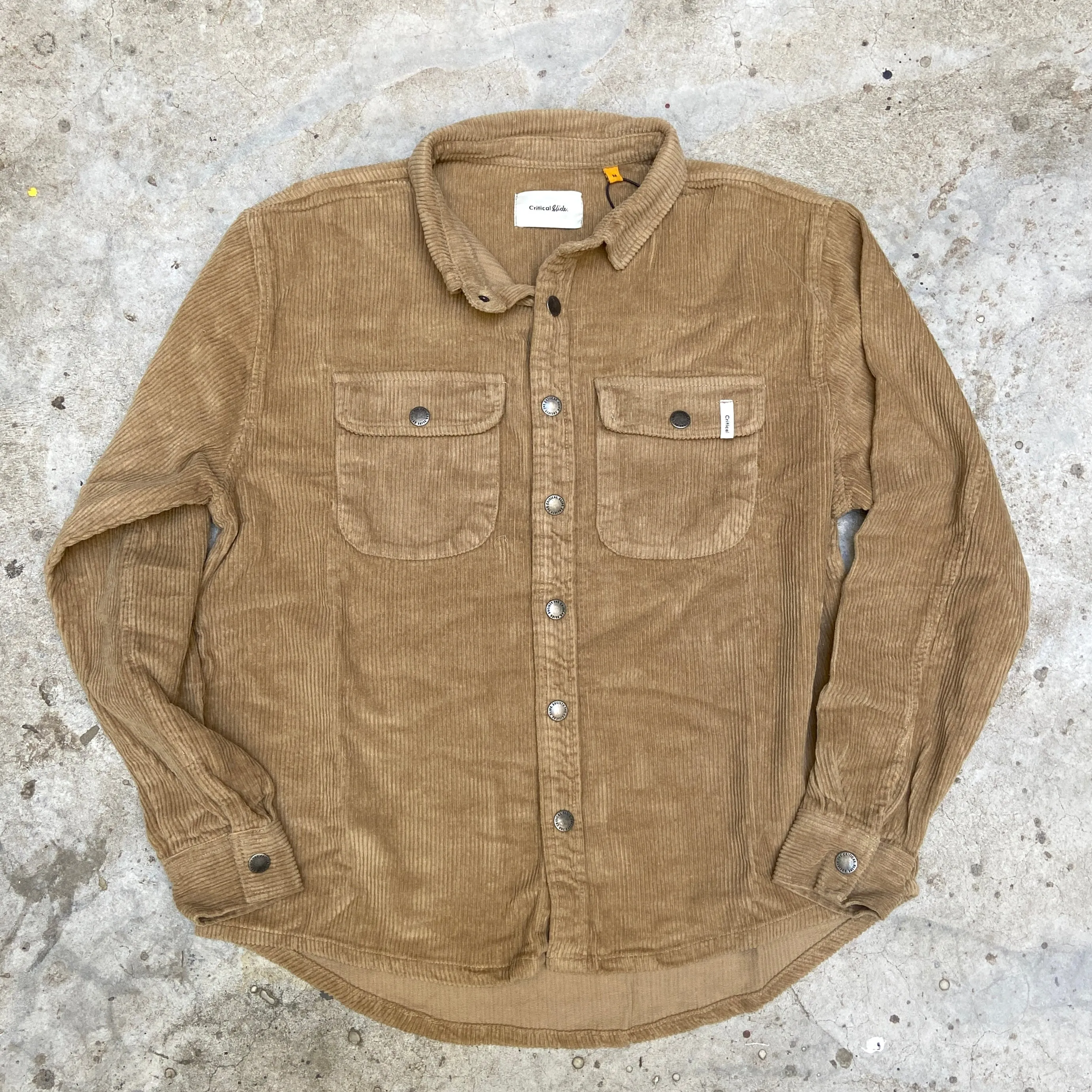 SURFACE LONG SLEEVE OVERSHIRT - PUTTY