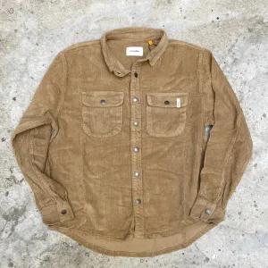 SURFACE LONG SLEEVE OVERSHIRT - PUTTY