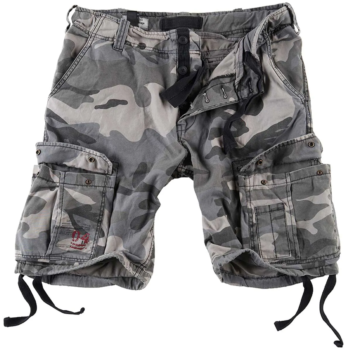 Surplus Airborne Vintage Shorts Night Camo