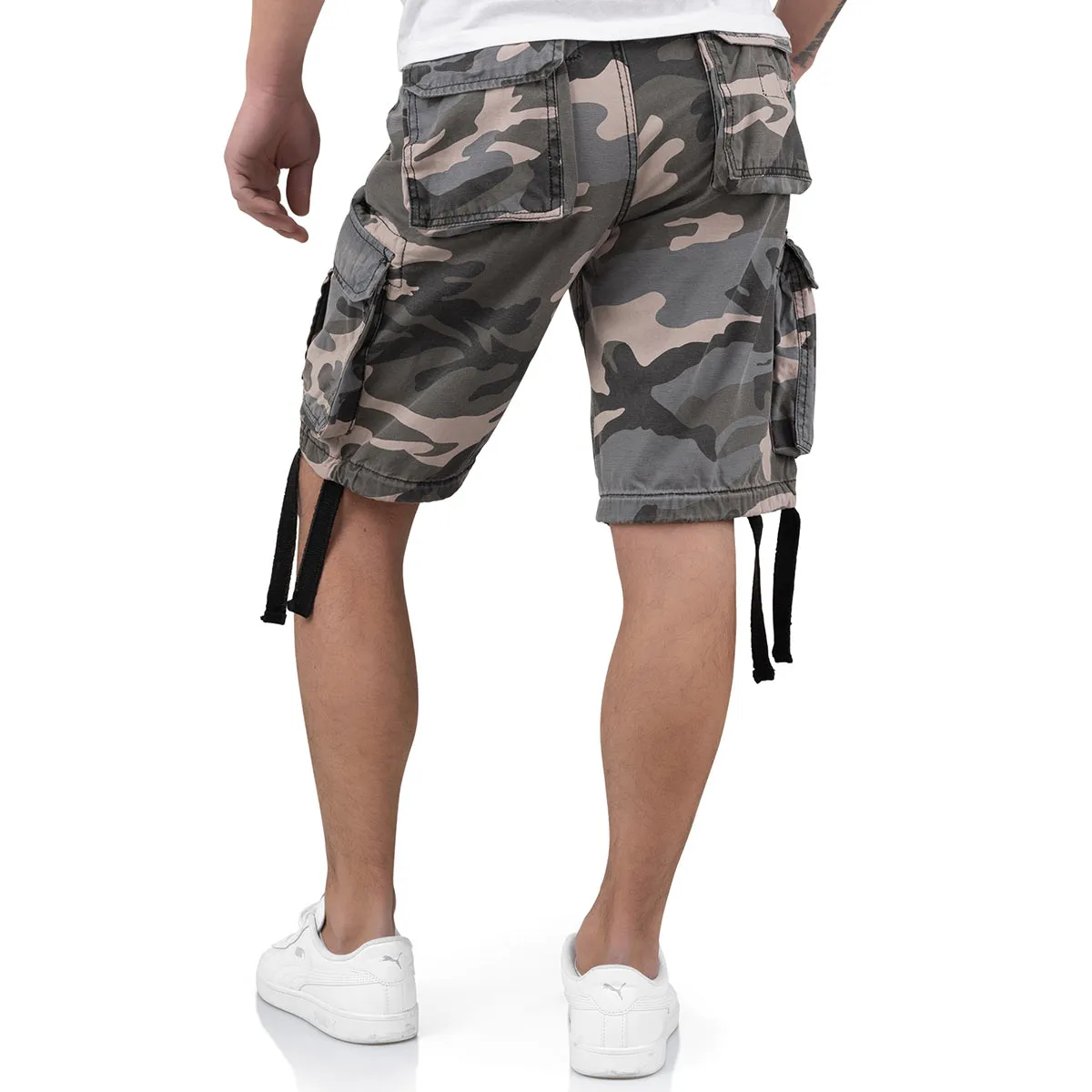 Surplus Airborne Vintage Shorts Night Camo