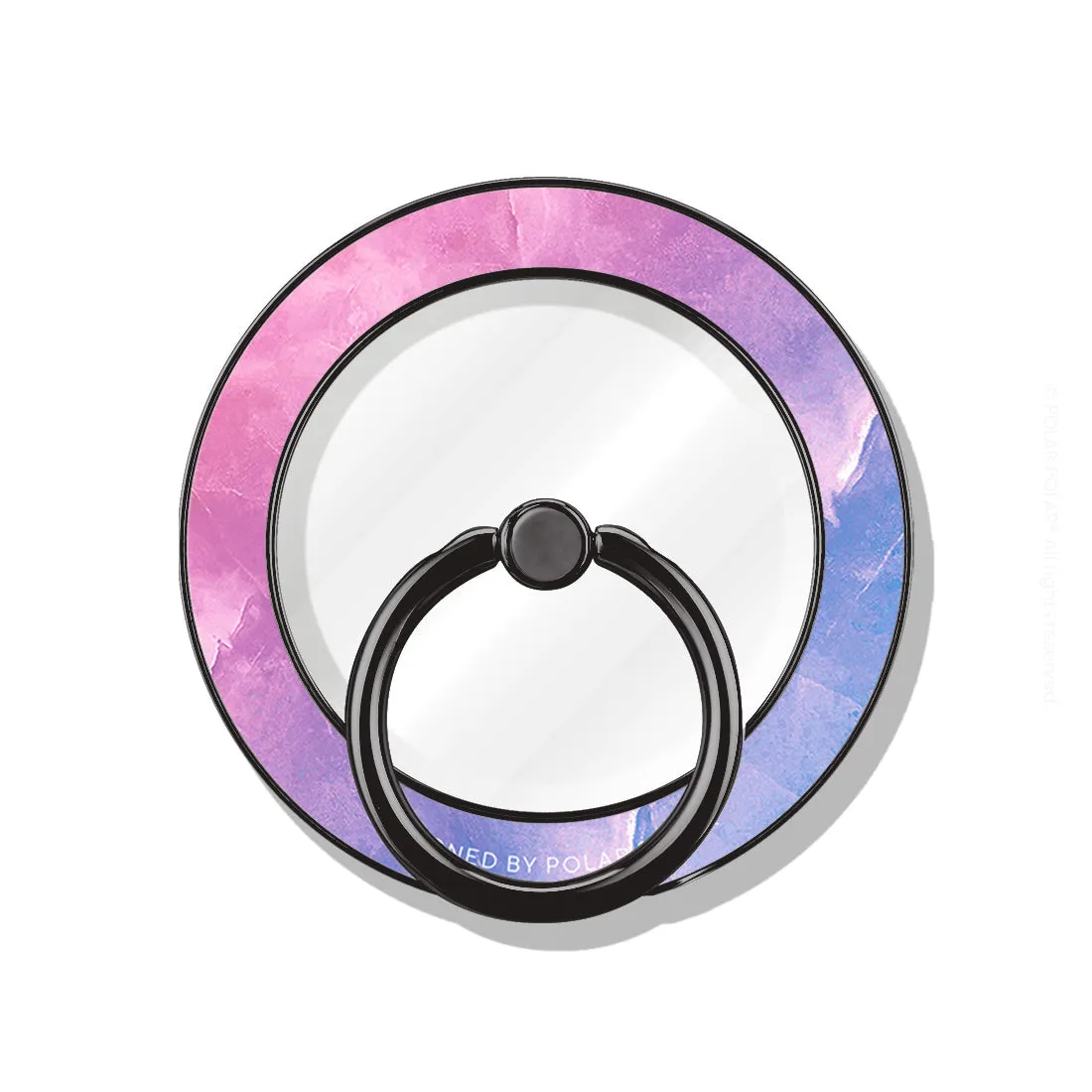 Sweet Rainbow - Black MagSafe Phone Grip and Ring Holder Stand
