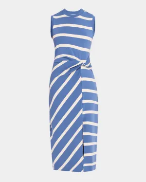 TANYA TAYLOR SLEEVELESS STRIPED CODY DRESS