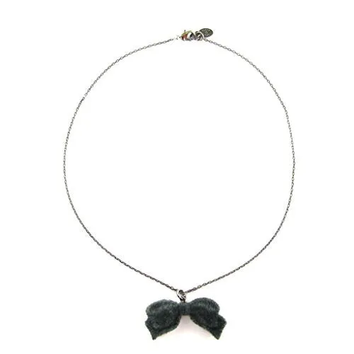 Tarina Tarantino Velvet Skull Winston Necklace