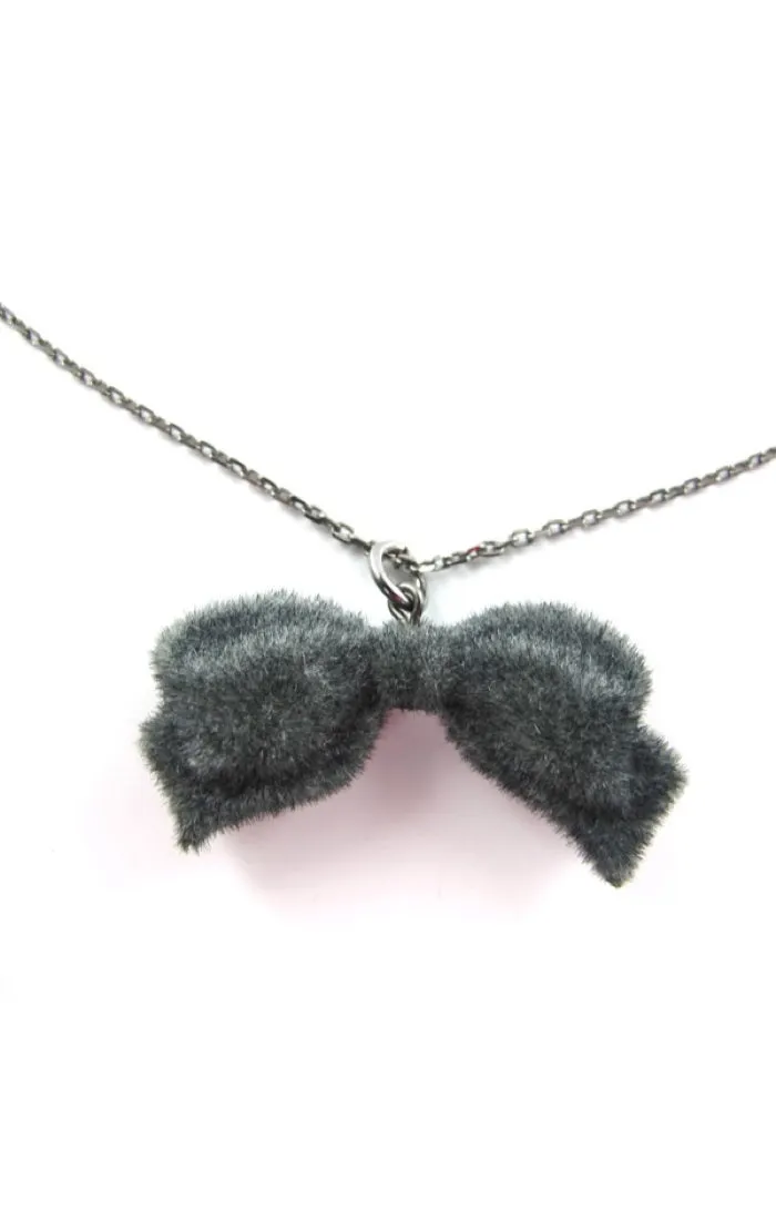 Tarina Tarantino Velvet Skull Winston Necklace