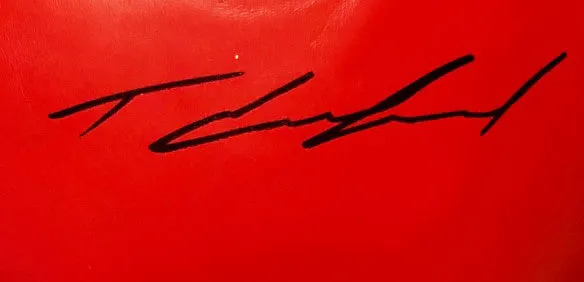 Terence Crawford Autographed Red Everlast Boxing Glove