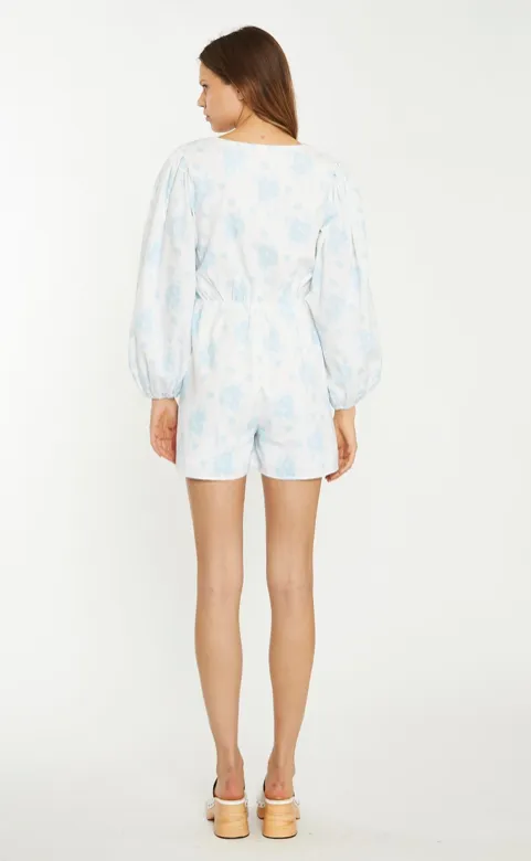 The Blue Wallpaper Floral Playsuit