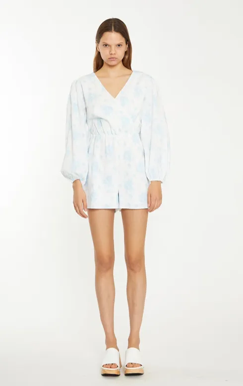 The Blue Wallpaper Floral Playsuit
