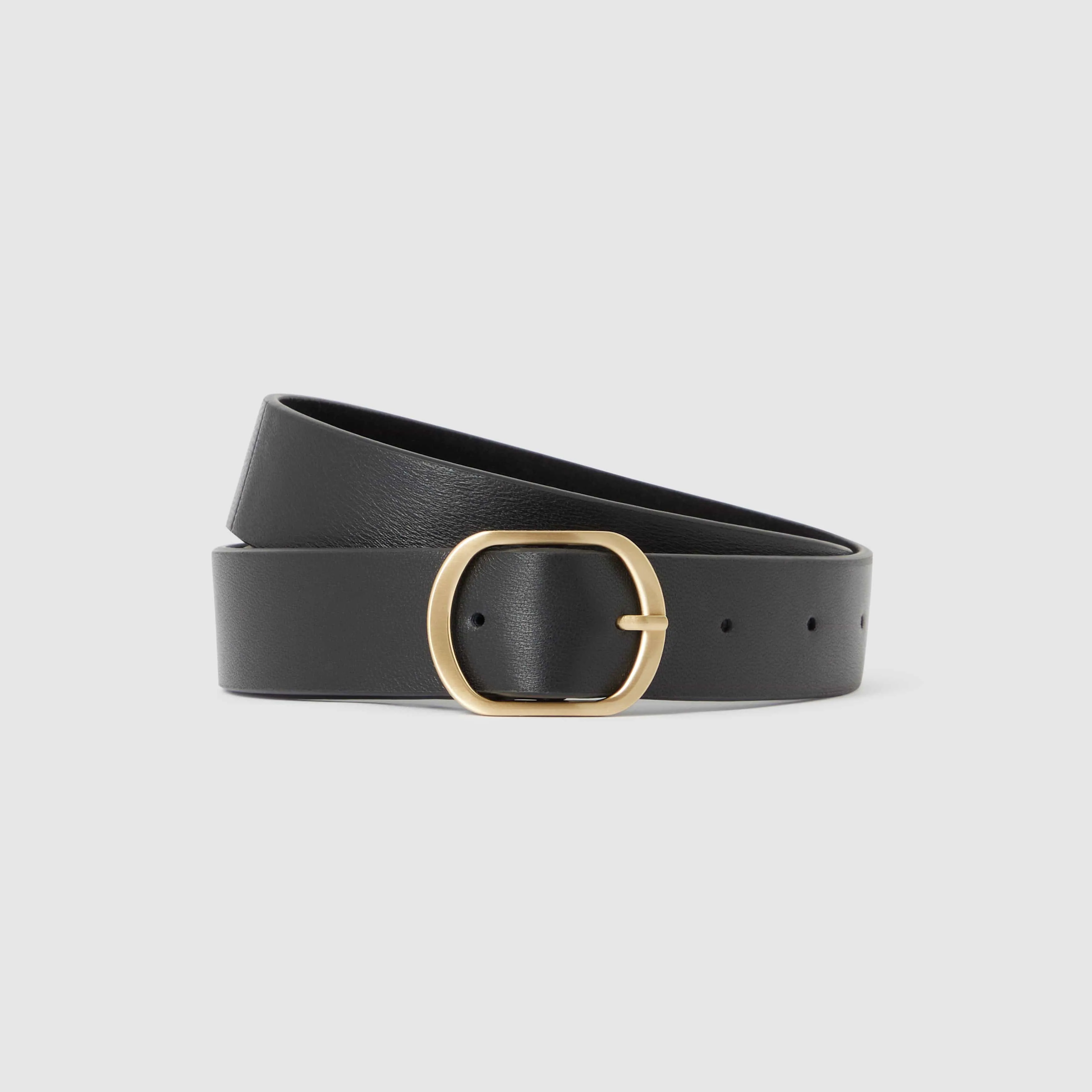 THE ULTIMATE LEATHER BELT - BLACK
