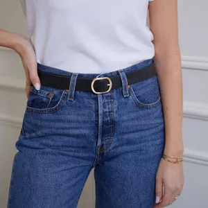 THE ULTIMATE LEATHER BELT - BLACK