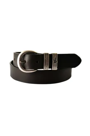 Thomas Cook Narrow Silver Twin Keeper Belt - 2 Colours