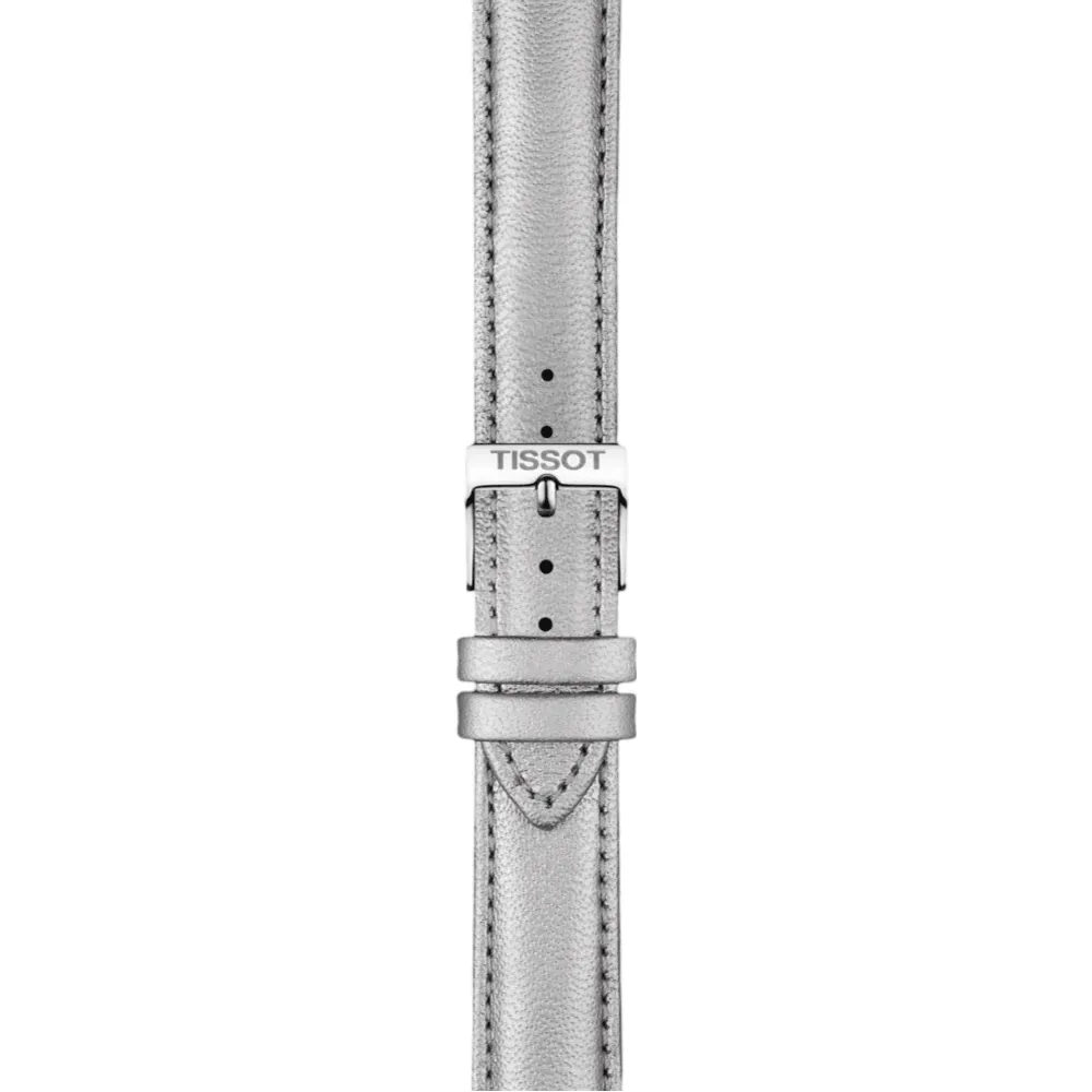 Tissot Official Grey Leather Strap Lugs 16 mm T852047129