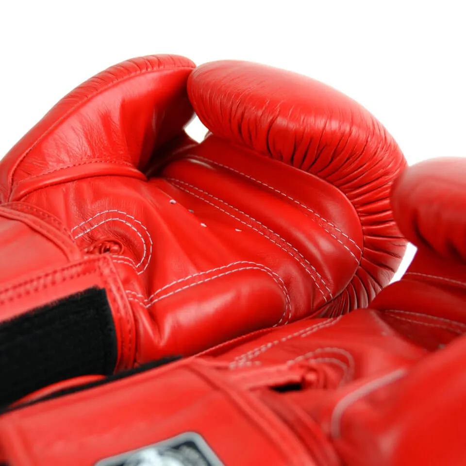 Twins BGVL3 Velcro Boxing Gloves Red