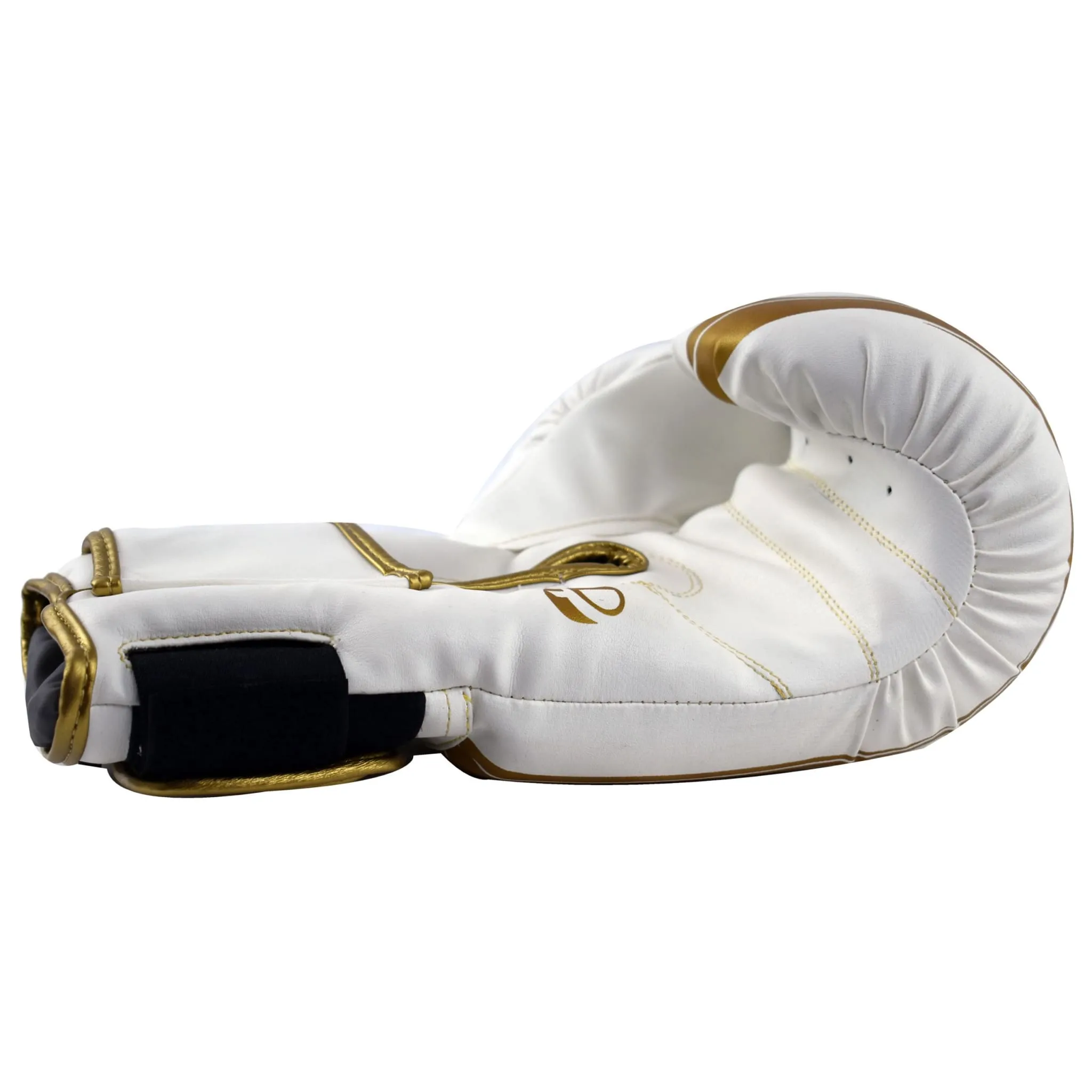 Ultimate - Elite Boxing Gloves White Gold - Boxing MMA Muay Thai Training And Bag Work