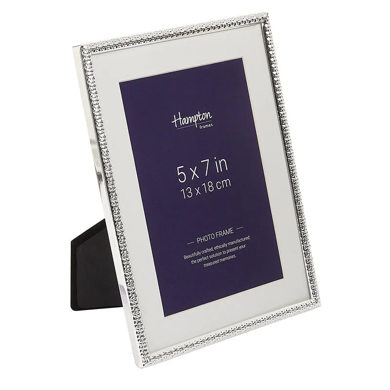 Velma 5x7 Silver Plate Picture Frame