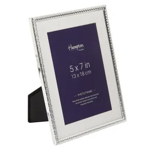 Velma 5x7 Silver Plate Picture Frame